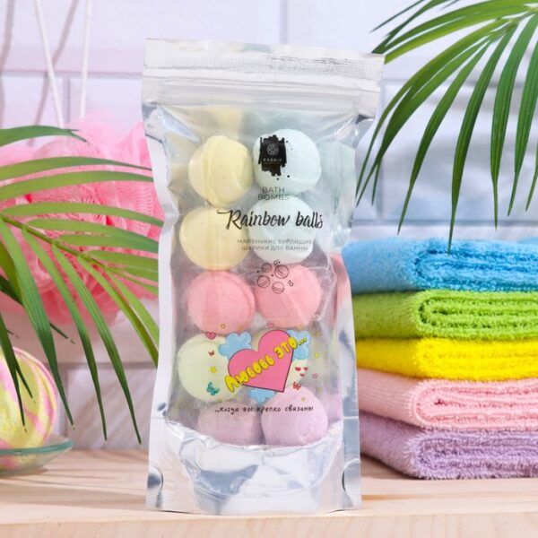 Бомбочки для ванны Rainbow balls, 150 г